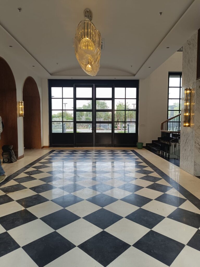 Bharti Realtec Club Interior Design lobby 2024