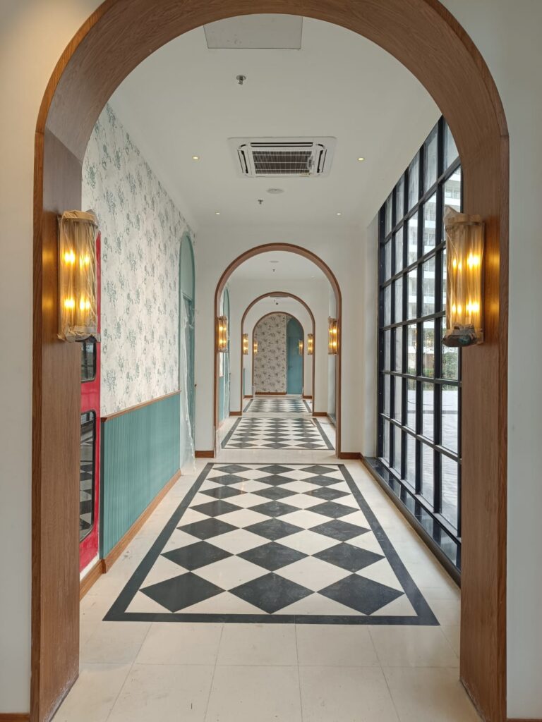 Luxury Apartment Lobby hall Interior design